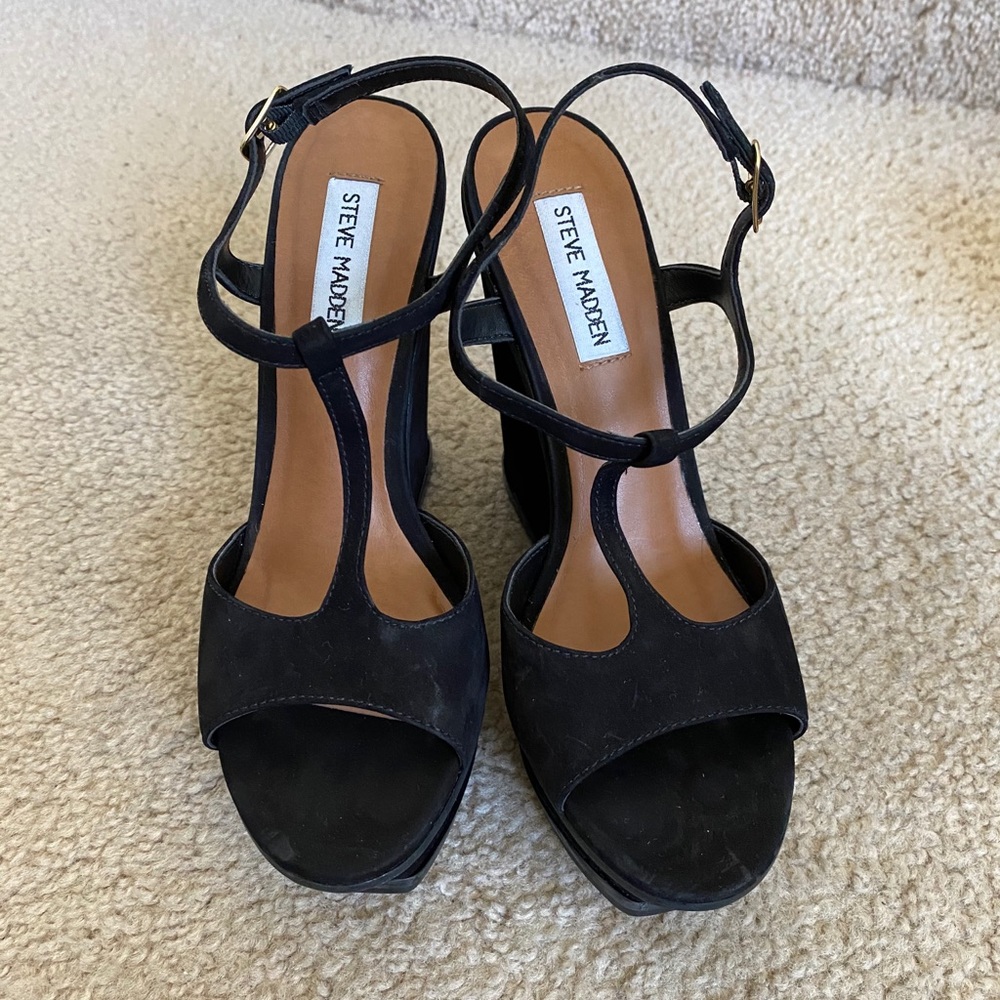 Steve Madden Womens Korina Platform Wedge